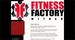 Desktop Screenshot of fitnessfactorywitham.co.uk